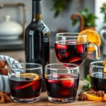 Forralt bor otthoni elkészítéshez, fűszerekkel és gyümölcsökkel