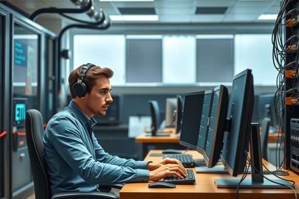 Iskolai rendszergazda számítógépes munkakörnyezetben