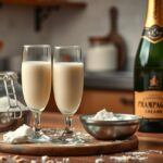 Házi pezsgőkrémes desszert készítése otthon.