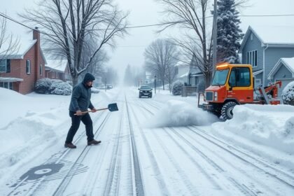 Hóeltakarítás házilag és szakemberrel a téli hóesésben.