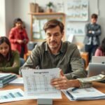 Közösségszervezők kereseti átlag bemutatása egy irodai megbeszélésen