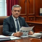 Miniszteri biztos munkaköri környezetében dolgozik.