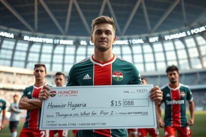 NB I-es focista pénzügyi sikerét bemutató kép