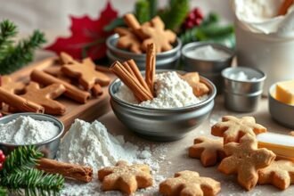 Karácsonyi fahéjas sütemények elkészítéshez szükséges hozzávalók