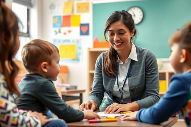 Óvodapedagógus gyermekekkel, kreatív oktatás