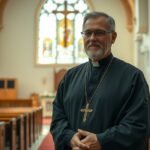 Pap a templomban, kereset és jövedelem.