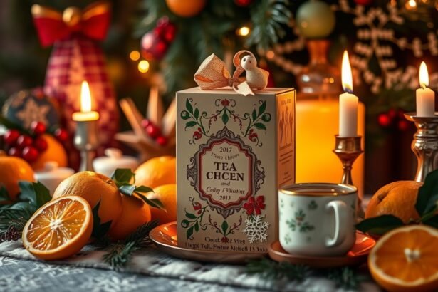 Karácsonyi narancsos tea varázscsomag ünnepi díszítéssel