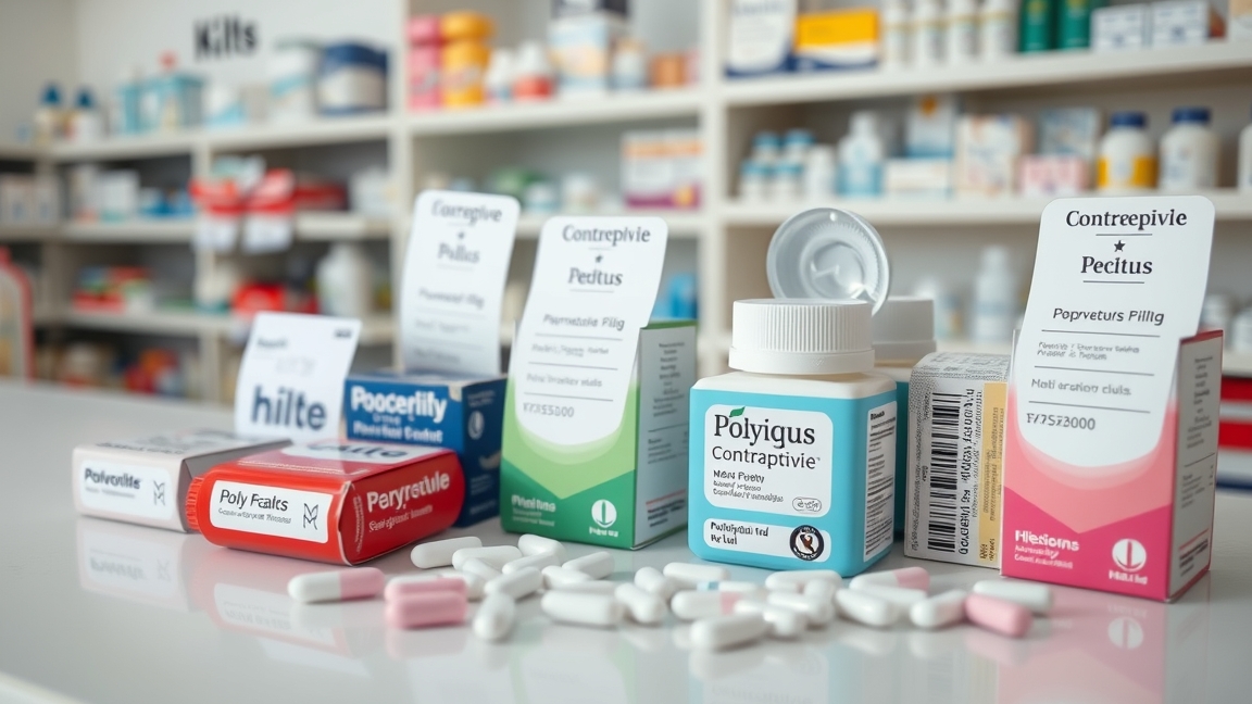 Fogamzásgátló tabletták és termékek különböző lehetőségei