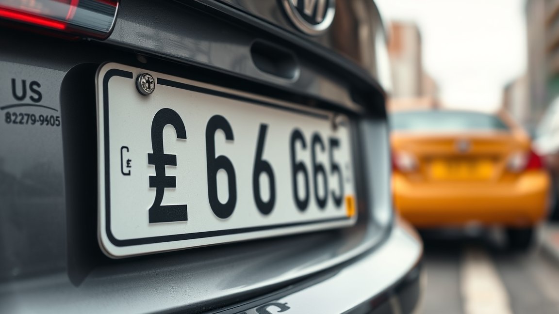 Ideiglenes rendszám autó hátulját mutatja.