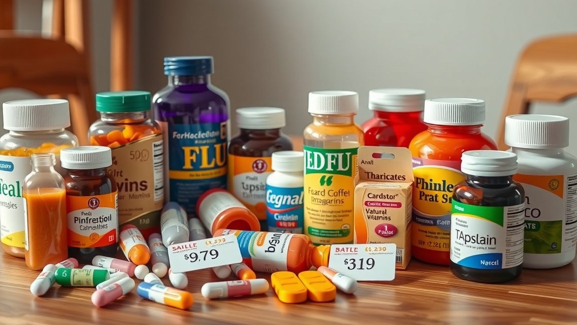 Különböző vitaminok és gyógyszerek influenza elleni felkészüléshez