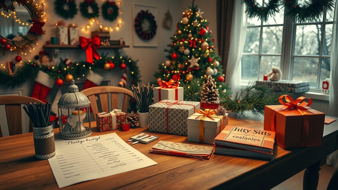 Karácsonyi költségvetés tervezése ajándékokkal és dekorációval