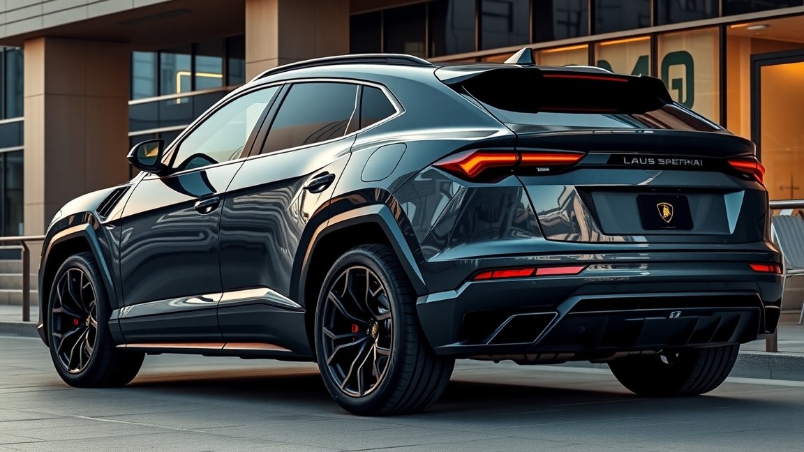 Lamborghini Urus luxus SUV oldalnézetben.