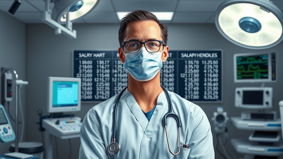 Aneszteziológus egy egészségügyi intézményben, orvosi felszerelések között.