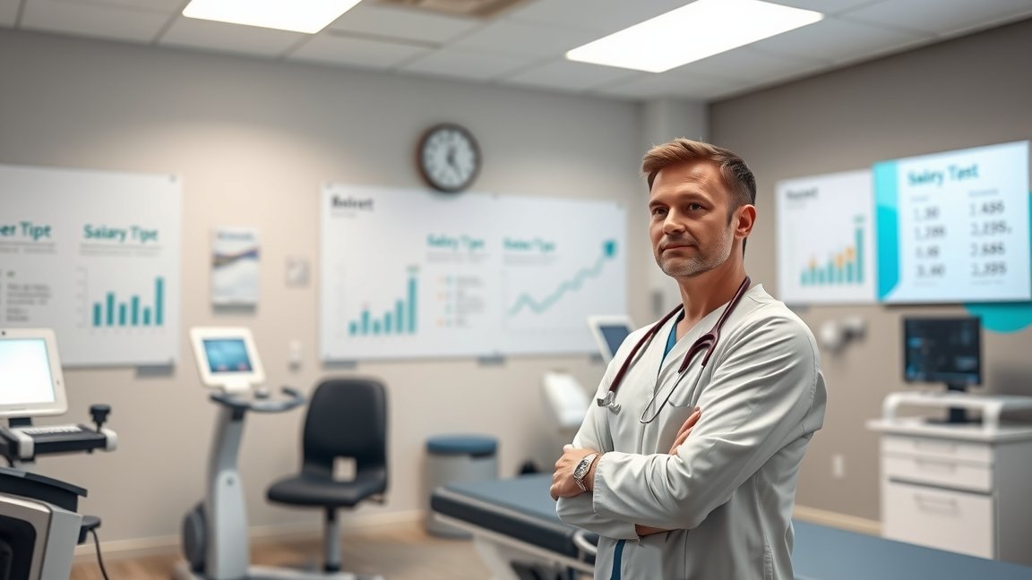 Fizioterapeuta a rehabilitációs központban