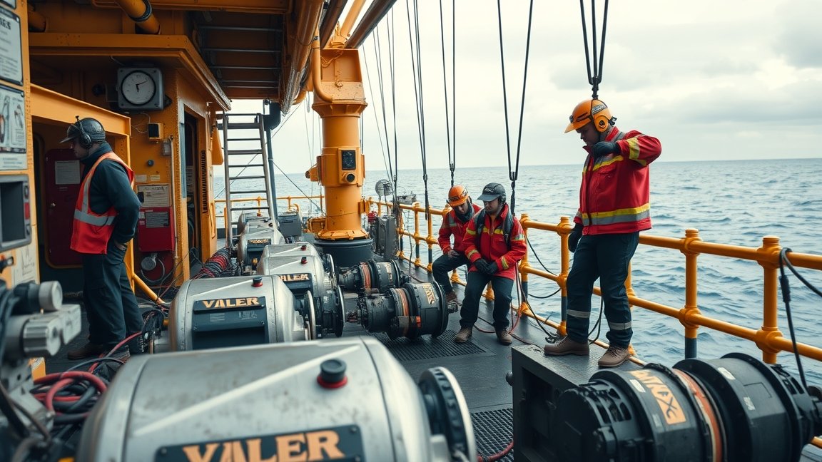 Olajfúró torsbyban dolgozó munkások a tengeren