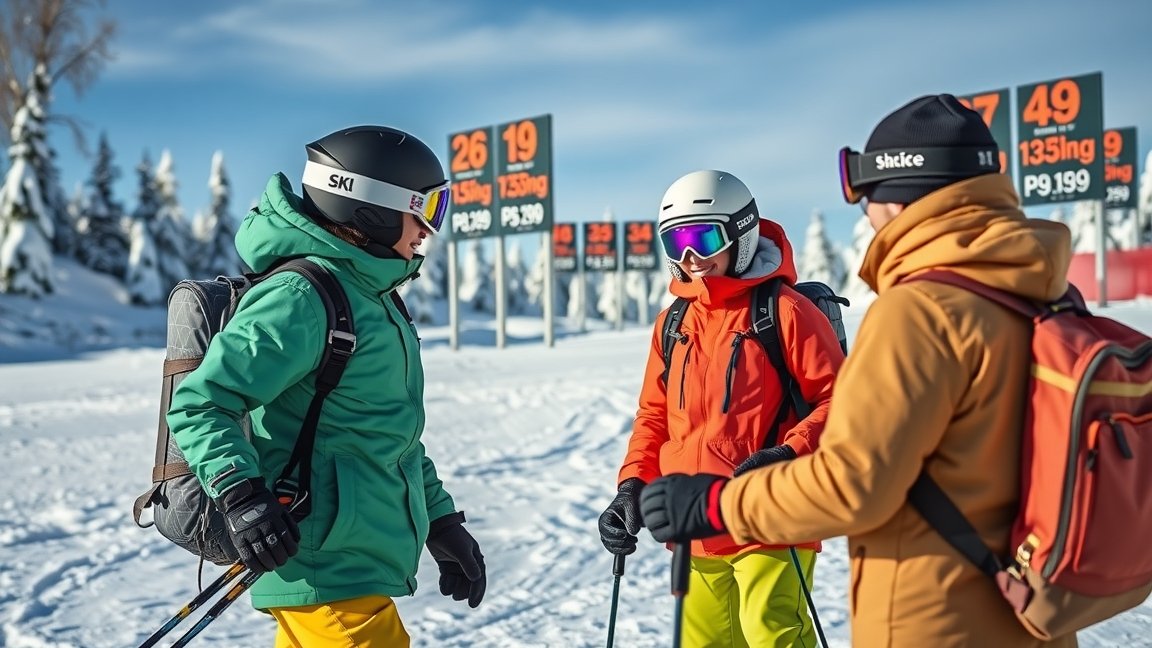 Síoktatás kezdők számára, csoportos órák az alapszintű síeléshez.