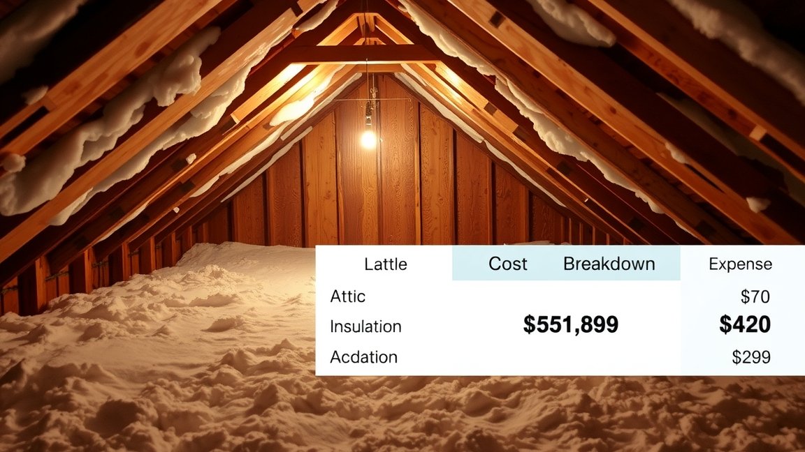 Tetőtér szigetelés téli hónapokban, árak és költségek