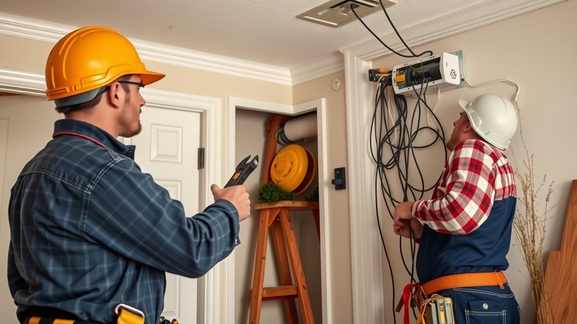 Villanyvezeték cseréje szakemberek által történő kivitelezése