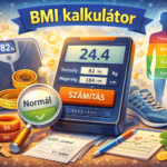BMI kalkulátor - testtömeg-index kalkulátor mérleggel és számítógéppel.
