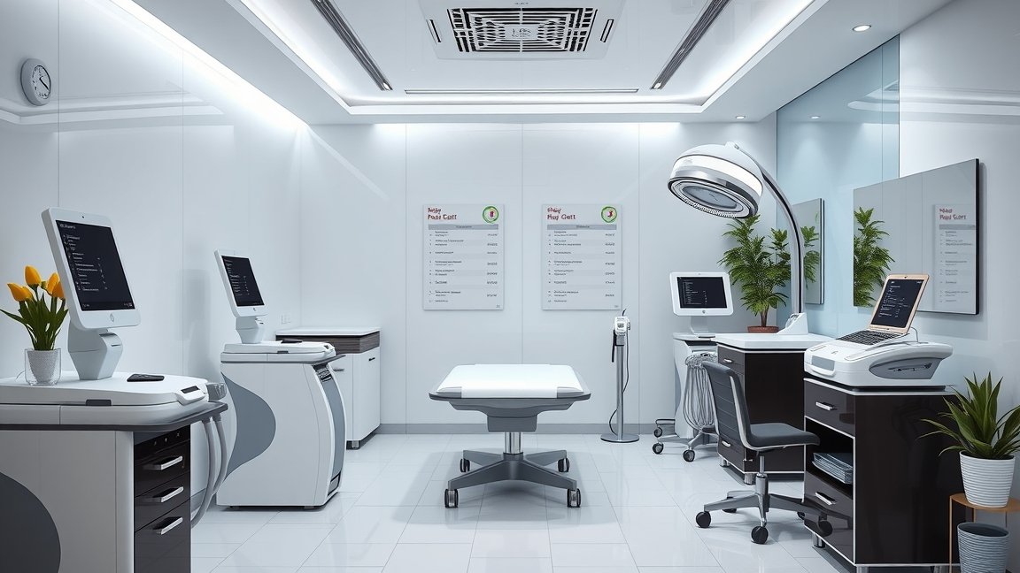 Modern alakformáló kezelés helyiség Magyarországon.