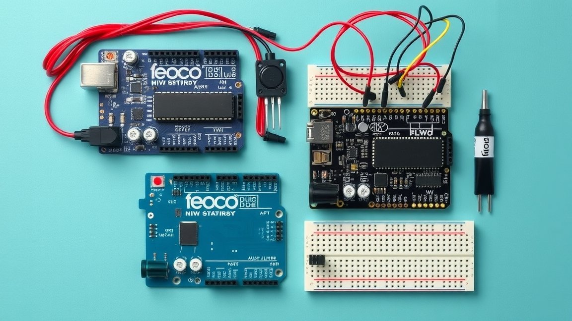 Arduino kezdőcsomag elektronikai komponensekkel