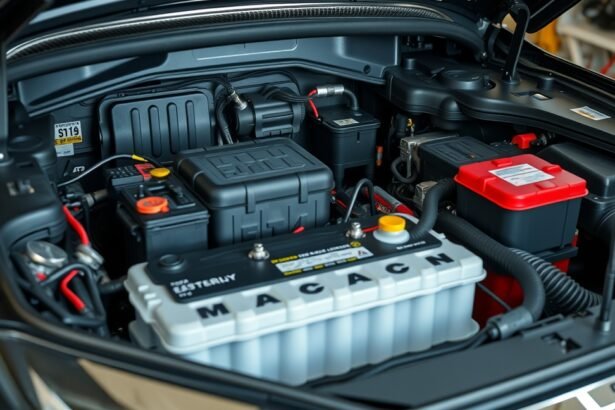 Elektromos autó akkumulátor a motorháztető alatt