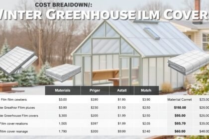 Fóliatakarás költségvetési áttekintés téli fóliakerthez.