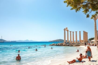 Görögország gyönyörű tengerpartja és ókori romok