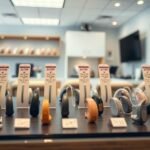 Hallókészülékek különböző típusaiból álló kiválasztás a boltban