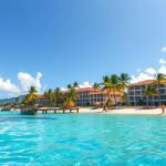 Hawaii tengerparti üdülőhely gyönyörű látványa