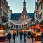 Karácsonyi vásár egy szép városban