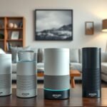 Amazon Echo készülékek belső térben, okosotthon elektronika