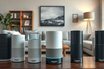 Amazon Echo készülékek belső térben, okosotthon elektronika