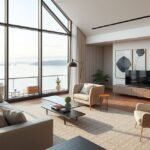 Modern apartman Siófokon a Balaton partján, gyönyörű kilátással.