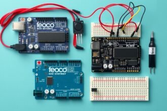 Arduino kezdőcsomag elektronikai komponensekkel