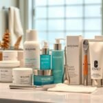 Otthoni arctisztító készlet különböző bőrápoló termékekkel