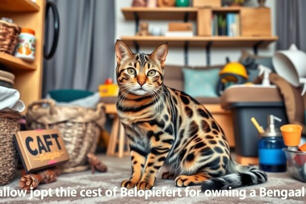 Bengáli macska otthoni környezetben, igényes állattartás