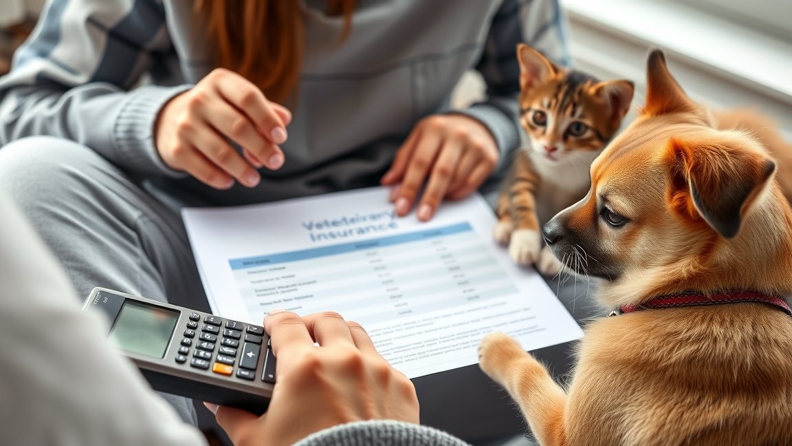 Kisállatok biztosításának kalkulálása egy asztalnál