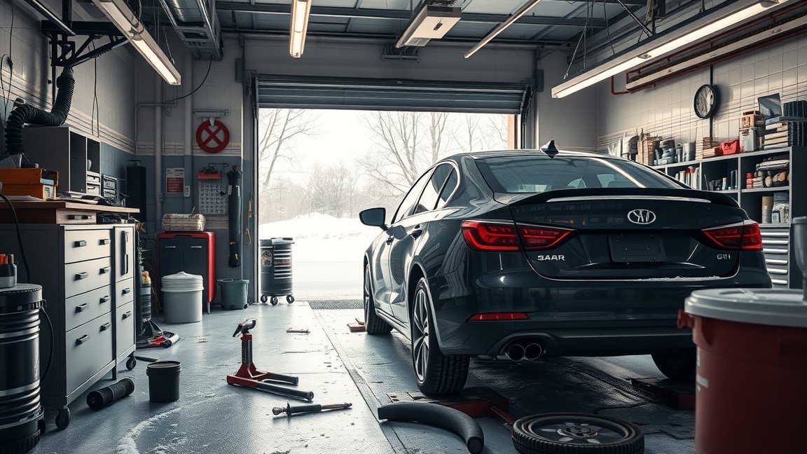 Autószerviz télen, szervizelés és javítás az autóban