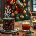 Téli rumos italok, glögg és grog karácsonyi hangulatban
