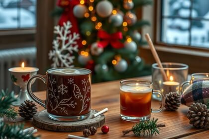 Téli rumos italok, glögg és grog karácsonyi hangulatban
