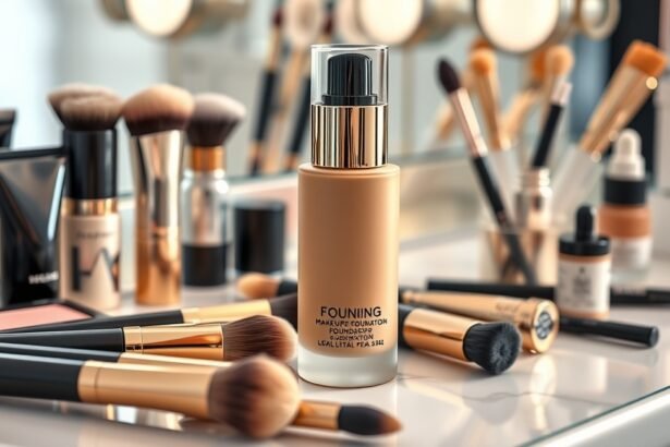 Professzionális smink alapozó sminkeszközökkel