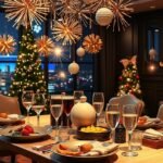 Elegáns szilveszteri buli beállítás 20 fő részére