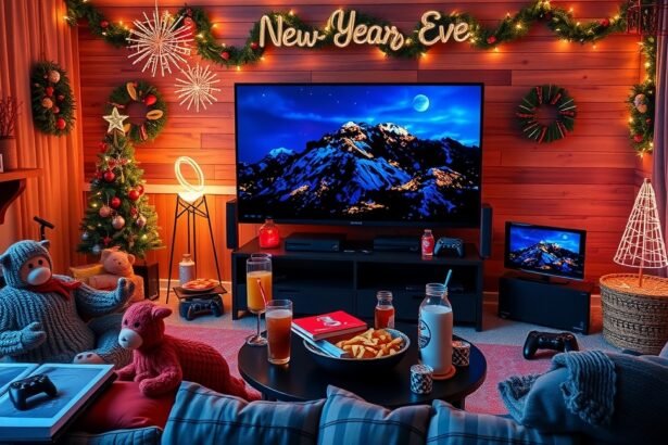 Kellemes szilveszteri hangulat a film- és játékmaratonhoz