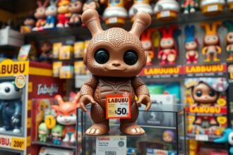 Labubu figura boltban árkedvezménnyel