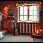 Téli olajradiátor a meleg otthonban.