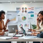 Online marketing kampány tervezése értekezleten