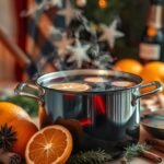 Forralt bor készítése narancs és fűszerek felhasználásával