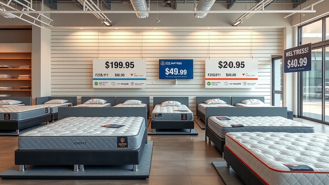 Matrac bolt, különböző matracok és árak