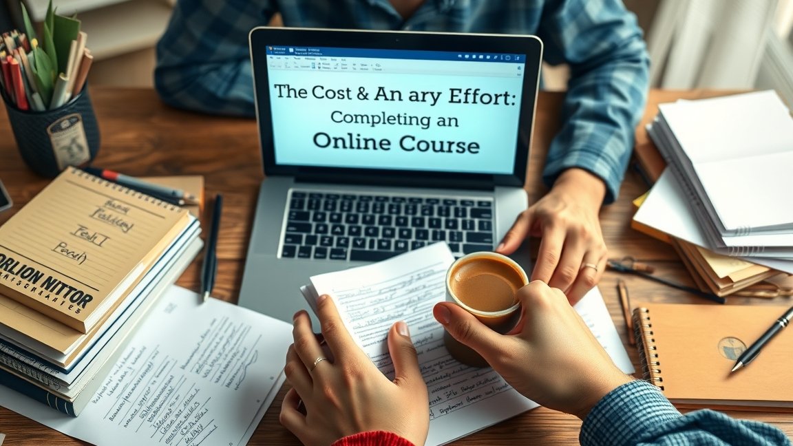 Online kurzus elvégzése, költségek és tanulás